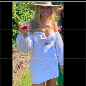 REVOLVE SUPERDOWN WHITE DRESS